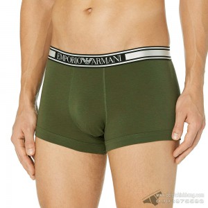 Quần lót nam Emporio Armani Shiny Logoband Trunk Military
